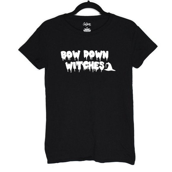 City Streets Tops - City Streets Bow Down Witches T-Shirt XS
